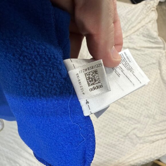 NWT Adidas Royal Blue ClimaWarm Tech Fleece Hoodie Full Zip Eh5157 Mens Sz 2XL - Picture 11 of 11